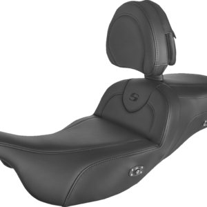 Roadsofa™ Extended Reach Heated Seat - Black - w/ Backrest