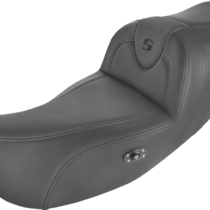 Heated RoadSofa™ Seat - Without Backrest - Black w/Black Stitching - Trikes