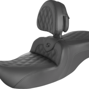 Roadsofa™ Seat - Full Lattice Stitch - with Backrest - FLH '97-'07