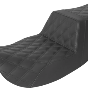 Tour Step-Up Seat - Full Lattice Stitch - Black - FL '97-'07