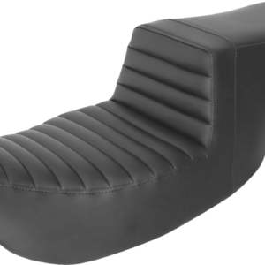 Tour Step-Up Seat - Front Tuck-n-Roll - Black - FL '97-'07