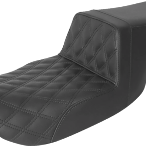 Tour Step-Up Seat - Front Lattice Stitch - Black - FL '97-'07