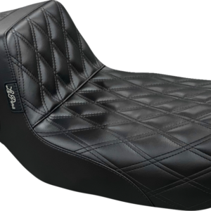 Tailwhip Daddy Long Legs Seat - Double Diamond - Black - Touring '08-'24