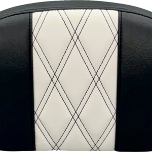Sissy Bar Pad - Large - GT 1/HR 1 Inlay - Dull Black