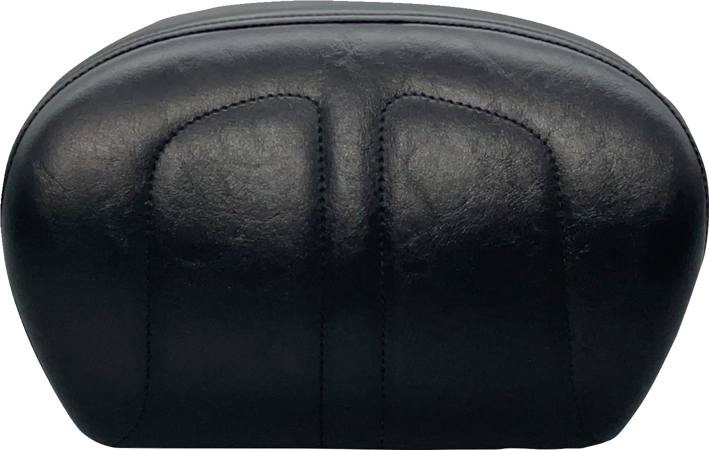 Sissy Bar Pad - Large - Maverick Stitch - Shiny Black