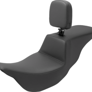 Tour Step-Up Seat - Rider Backrest - Plain - FL '08-'23