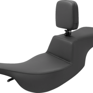 Tour Step-Up Seat - Rider Backrest - Plain - FL '97-'07
