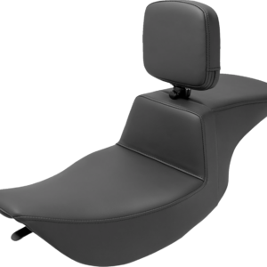 Tour Step-Up Seat - Rider Backrest - Plain - FLHR/FLHX '97-'07