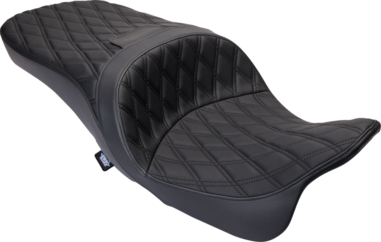 Freedom Seat - Vinyl - Double Diamond Black Stitch - FLH '09-'23 - Image 3