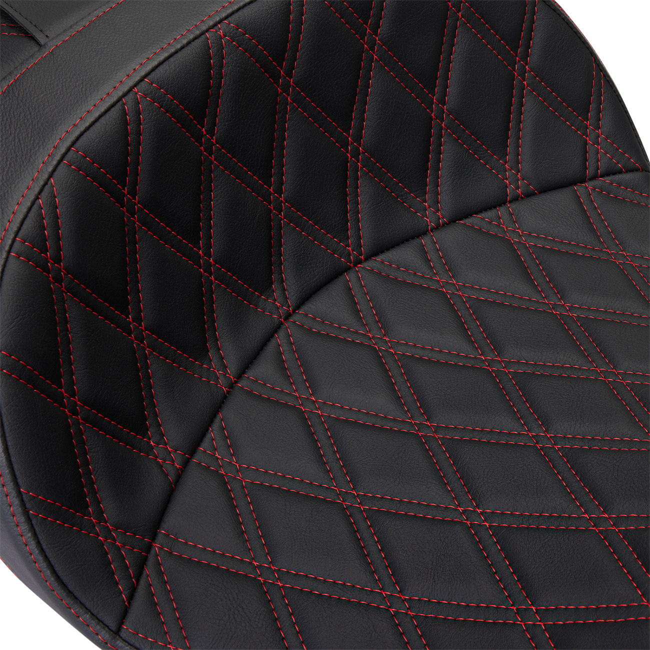 Freedom Seat - Vinyl - Double Diamond Red Stitch - FLH '09-'23 - Image 2