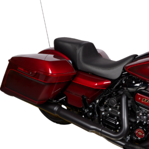 Predator 2-Up Seat - Vinyl - Black - Smooth - w/o Backrest - FLH '08-'23