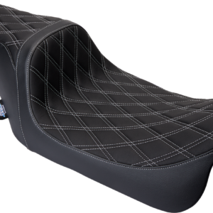 Predator 1Up Seat - Vinyl - Double Diamond Silver Stitch - FLH '08-'23