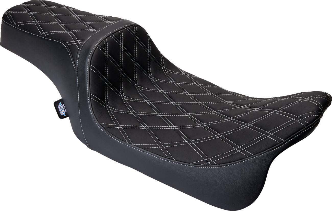 Predator 1Up Seat - Vinyl - Double Diamond Silver Stitch - FLH '08-'23