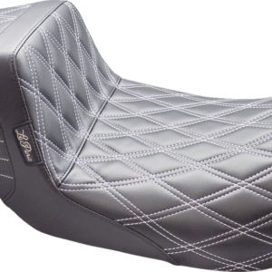 Tailwhip Seat - Double Diamond w/ Titanium Thread - Black - FL '08-'24