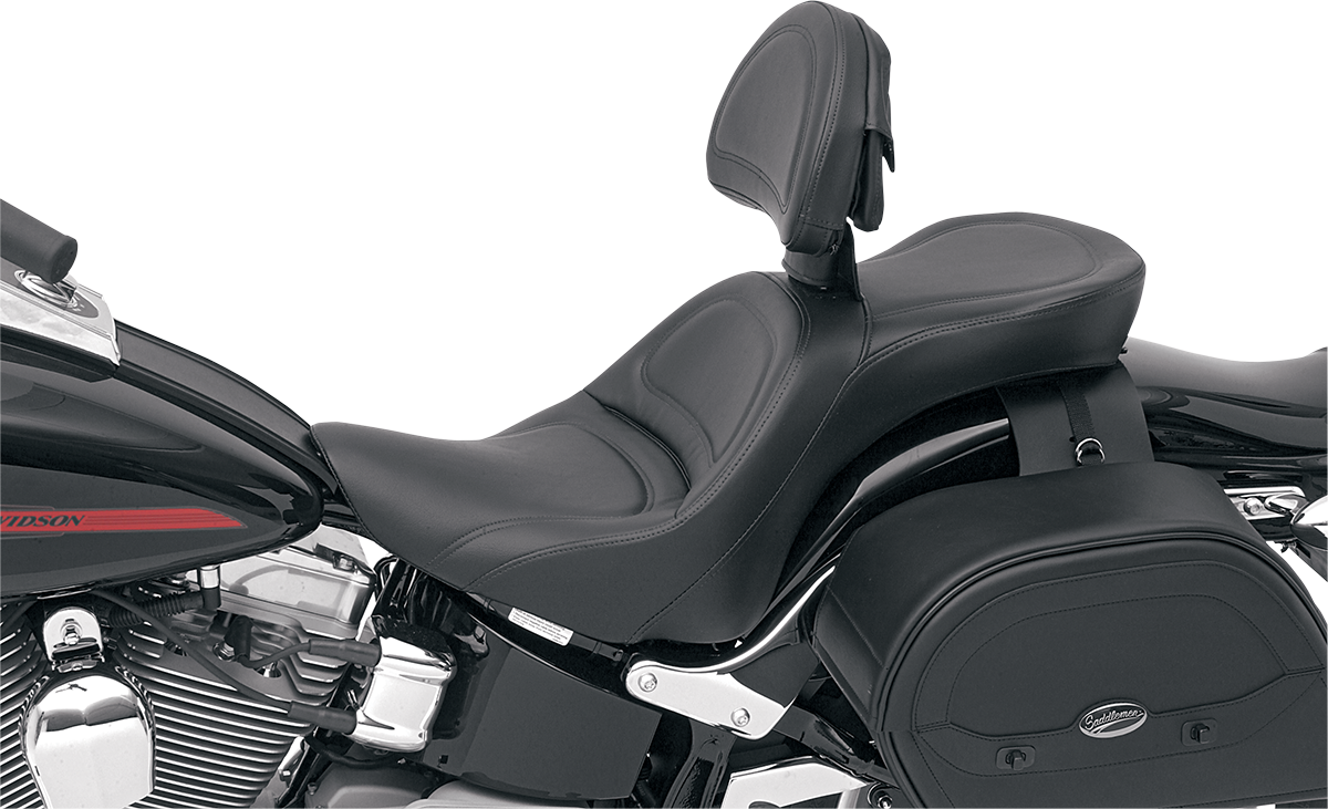 Seat - Explorer™ - With Backrest - Stitched - Black - FL/FX '06-'17 - Image 5