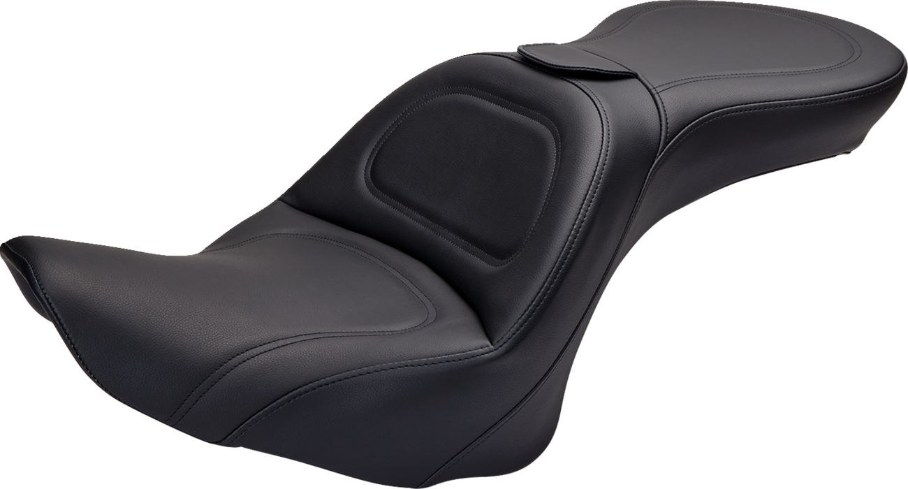 Seat - Explorer™ - With Backrest - Stitched - Black - FL/FX '06-'17
