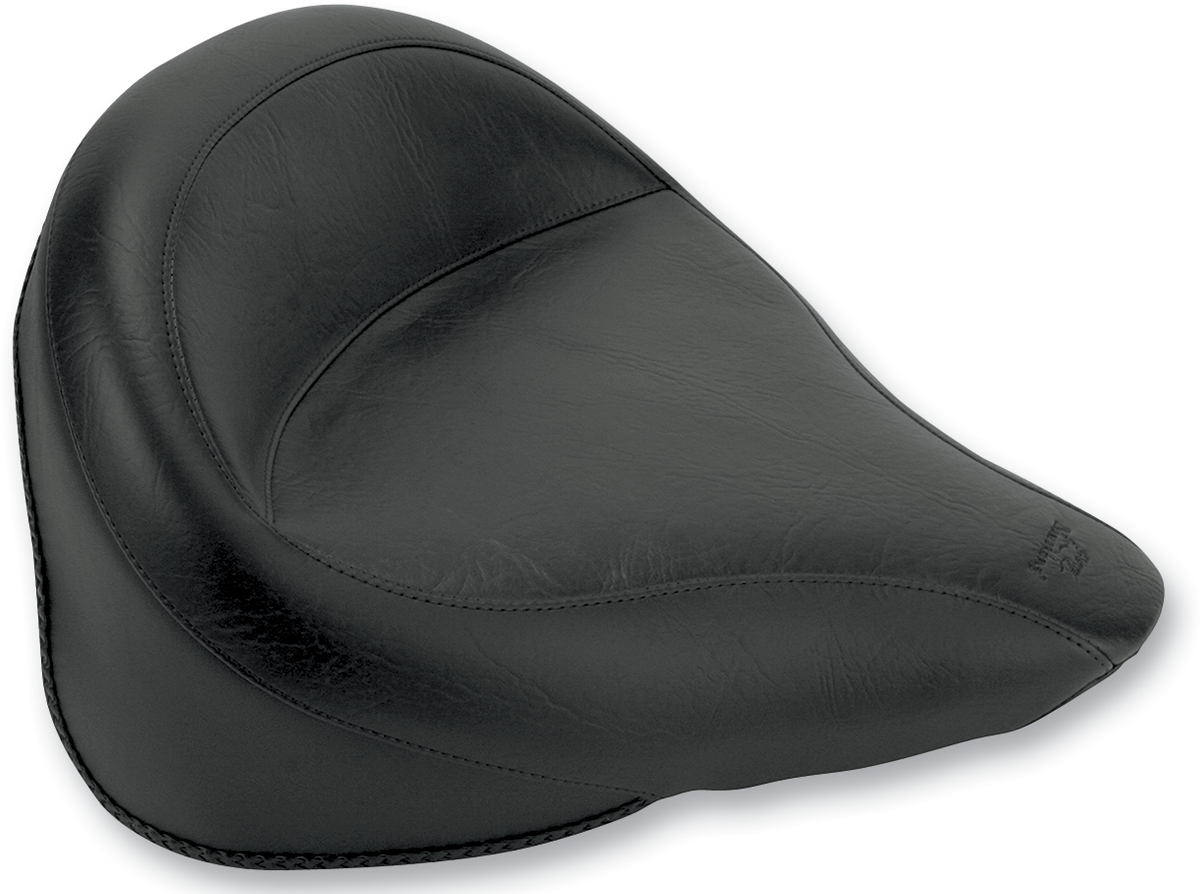 Wide Rear Seat - Smooth - Black - FL/FX '00-'06