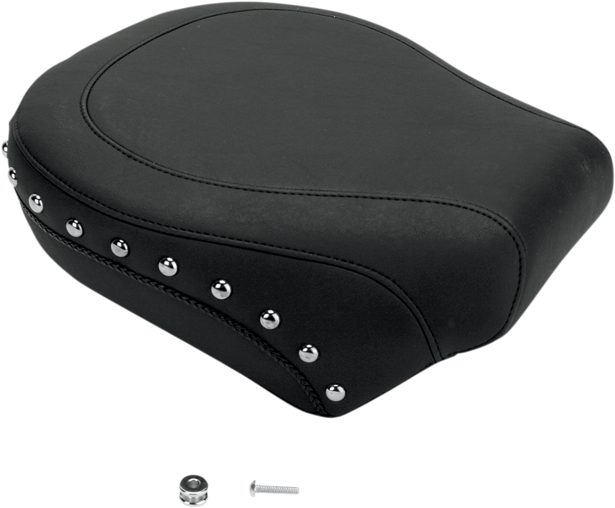 Wide Rear Seat - Studded - Black - FL/FX '06-'17 - Image 2