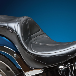 Maverick Daddy Long Legs Seat - Black - Stitched - FL/FX '06-'17