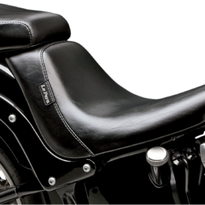 Bare Bones Pillion Pad - Smooth - Black - FL/FX '06-'17