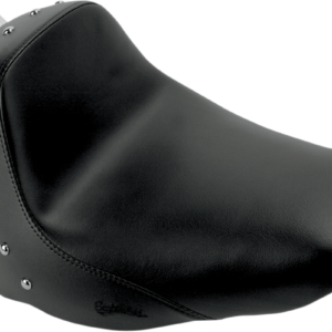 Heels Down Solo Seat - Without Backrest - Studded - Black - FLSTC