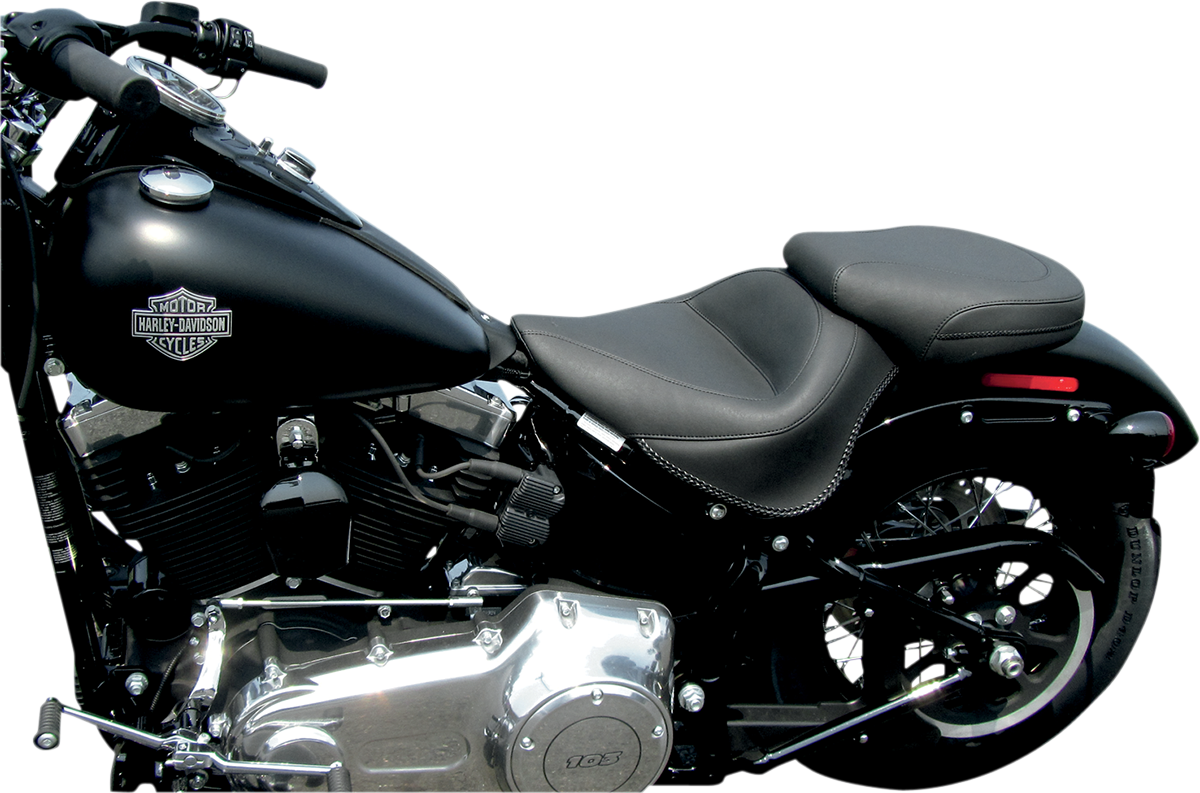 Wide Rear Seat - Smooth - Black - FXS/FLS '11-'17