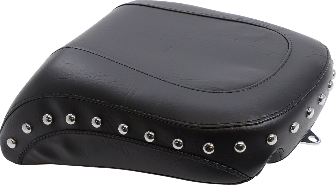 Wide Rear Seat - Studded - Black - FLST '05-'17 - Image 4