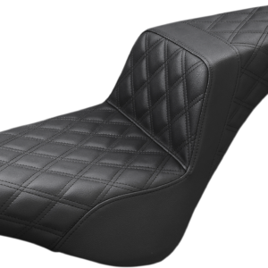 Step-Up Seat - Full Lattice Stitch - Black