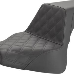 Step-Up Seat - Front Lattice Stitch - Black - FXFB