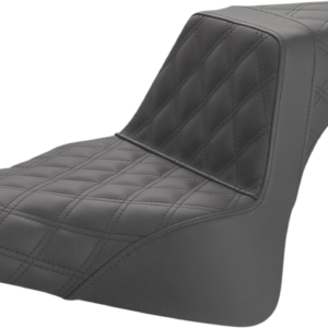 Step-Up Seat - Full Lattice Stitch - Black