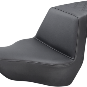 Step-Up Seat - Rear Lattice Stitch - Black