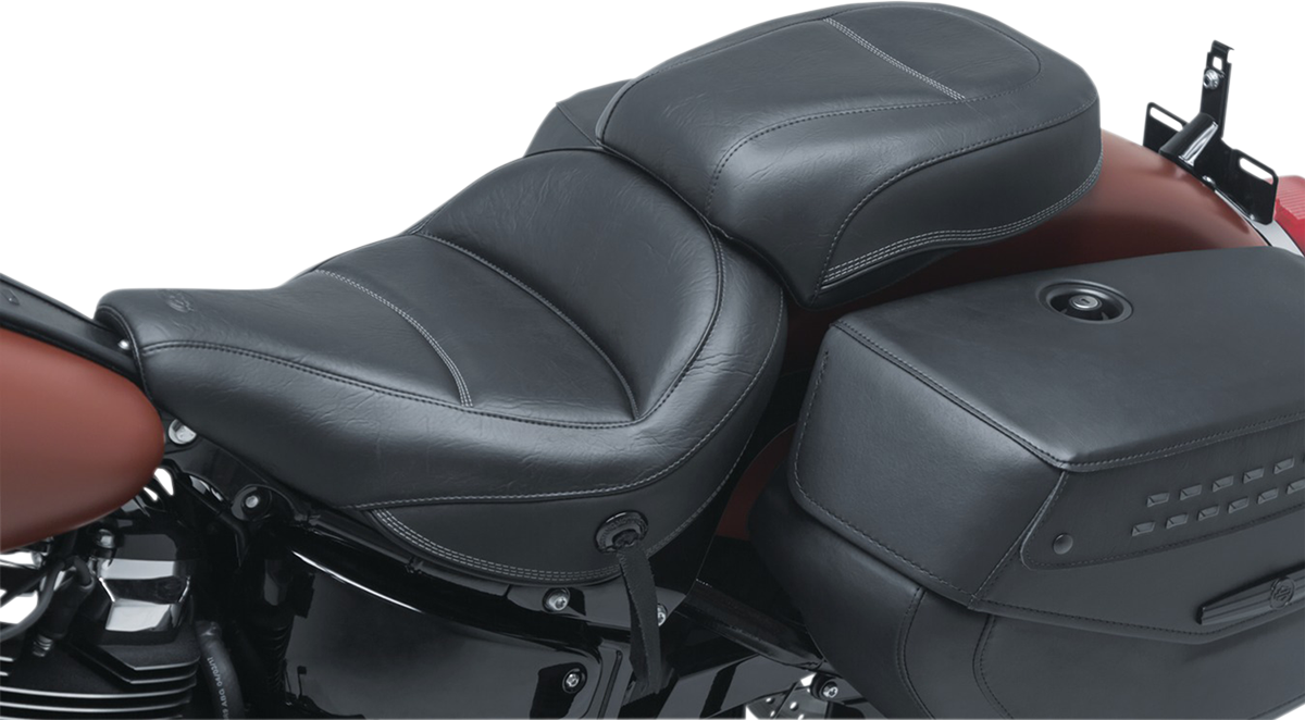 Passenger Touring Seat - Black - Original - FLHC/FLDE