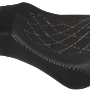 Weekday™ 2-Up Seat - Double Diamond w/ Gray Stitching - XL - Black - FL '18-'23