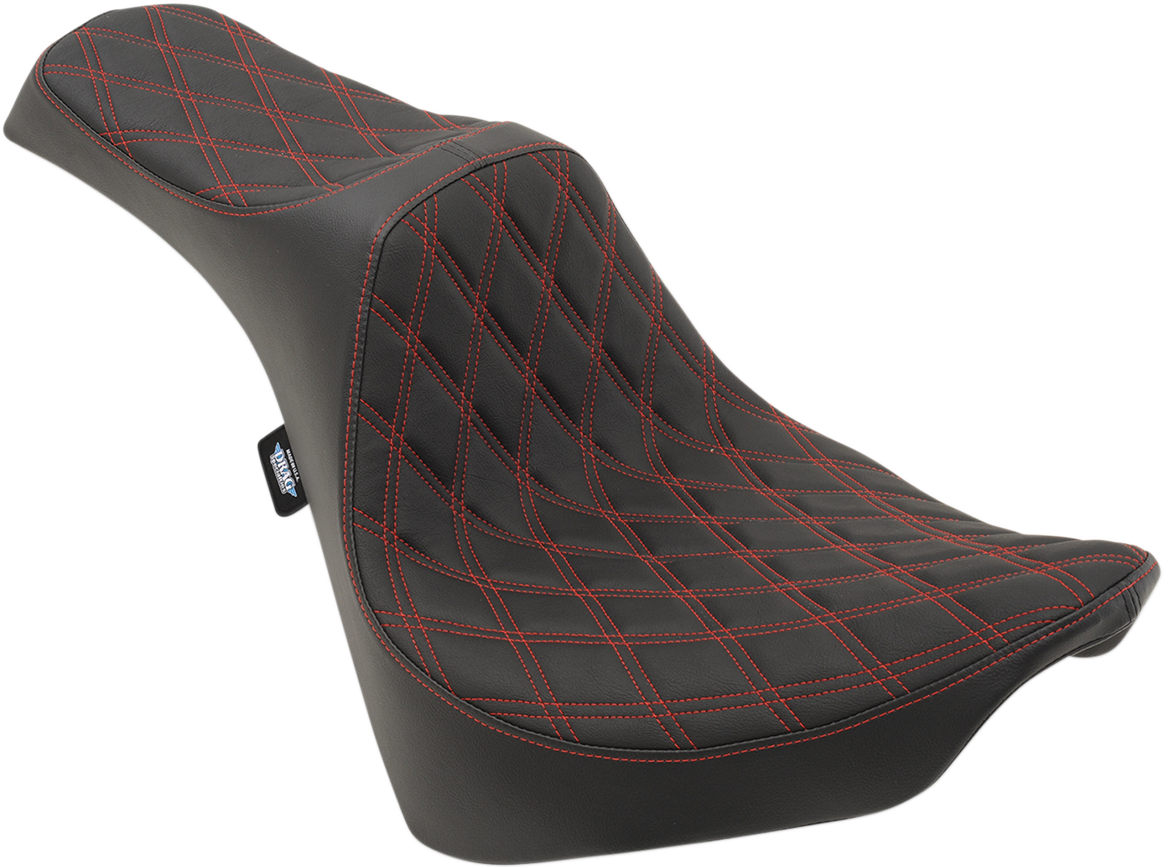 Predator III Seat - Double Diamond - Red Stitching - FL/FX '18-'22