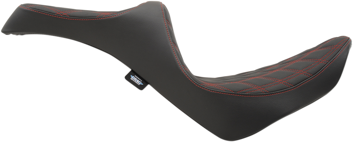 Predator III Seat - Double Diamond - Red Stitching - FL/FX '18-'22 - Image 4