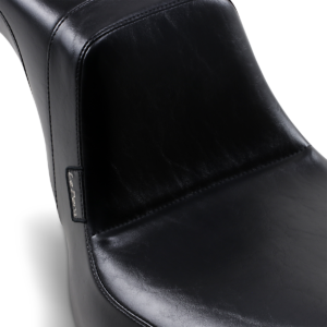 Daytona 2-Up Seat - Without Backrest - Smooth - Black - FX/FL '18-'23