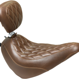 Seat - Wide Tripper™ Solo - with Backrest - Diamond - Brown