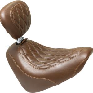 Seat - Wide Tripper™ Solo - with Backrest - Diamond - Brown