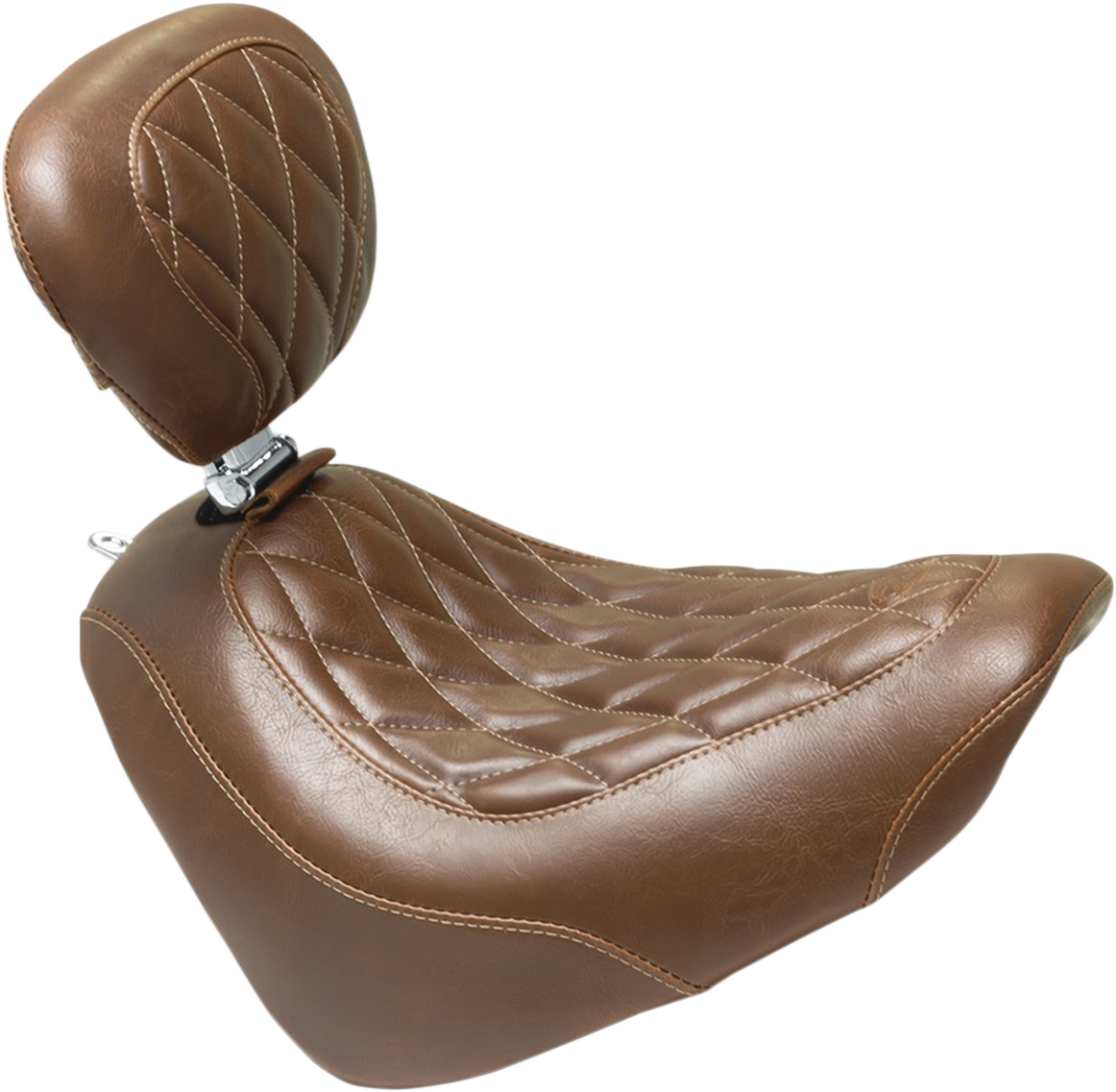 Seat - Wide Tripper™ Solo - with Backrest - Diamond - Brown