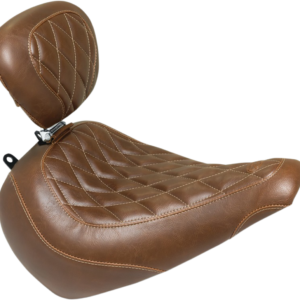 Seat - Wide Tripper™ Solo - with Backrest - Diamond - Brown