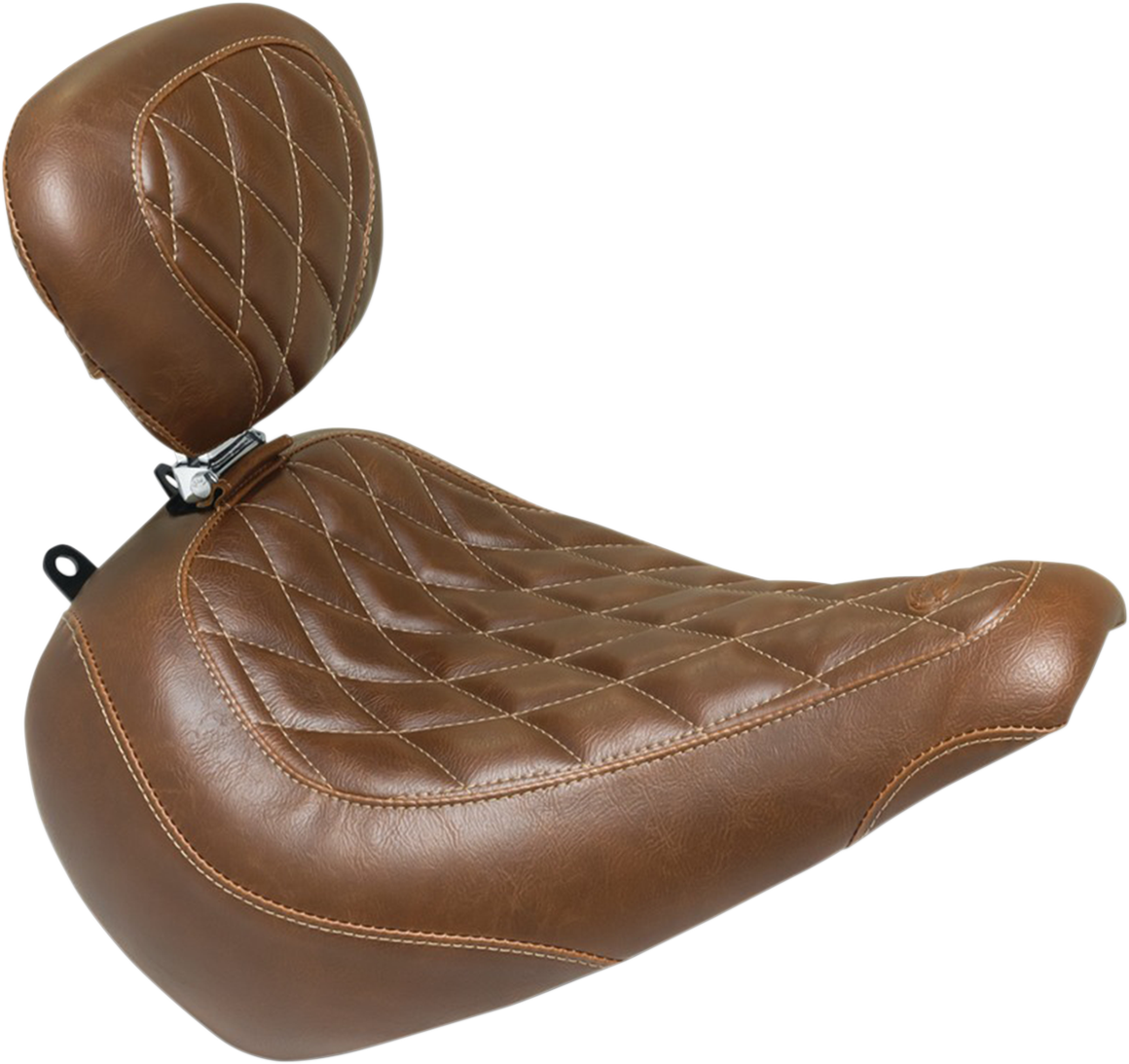 Seat - Wide Tripper™ Solo - with Backrest - Diamond - Brown
