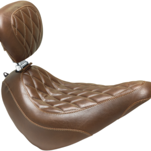 Seat - Wide Tripper™ Solo - with Backrest - Diamond - Brown