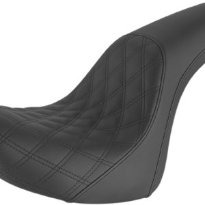 Profiler Seat - Front Lattice/Rear Smooth - Black - FXSTD