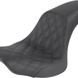 Profiler Seat - Front Lattice/Rear Smooth - Black - FLSTC '06-'17