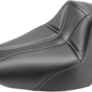 Dominator Solo Seat - w/o Backrest - Black w/ Gray Stitching - FLS/FXS '00-'06