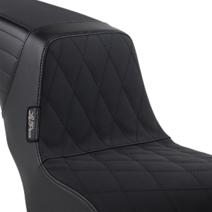 Kickflip Seat - Diamond w/ Gripp Tape - Black - Softail '18-'23