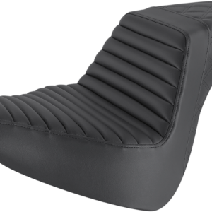 Step-Up Seat - Front Tuck-n-Roll/Rear Lattice Stitch - Black - FXBR/S '18-'20