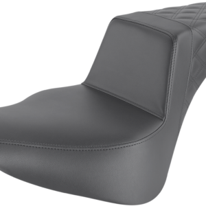 Step-Up Seat - Rear Lattice Stitch - Black