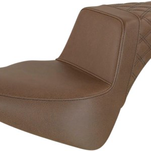 Step-Up Seat - Rear Lattice Stitch - Brown