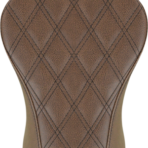 Renegade Pillion Pad - Touring - Lattice Stitched - Brown - FLSB/FXLR '18-'23